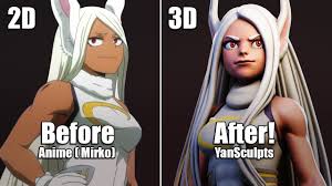 Her quirk gives her enhanced senses of hearing and smelling, as she was able to accurately pinpoint the location of a fight from far away. Sculpting Mirko In 3d My Hero Academia Rabbit Hero Artist Superpowers Youtube