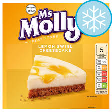 Ms Molly S Lemon Swirl Cheesecake 375g Tesco Groceries