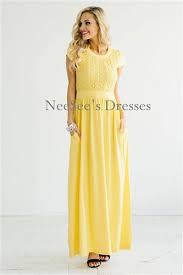 Yellow Lace Maxi Modest Dress Modest Bridesmaids Dresses Cute Modest Dresses And Skirts For Church Modest Dresses Dresses Modest Bridesmaid Dresses