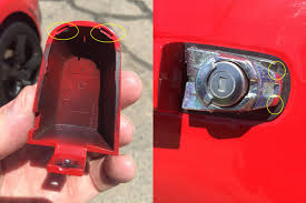 Now the lock won't disengage. Keyhole Cover Camaro6