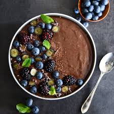 Blueberry Chocolate Avocado Smoothie Bowl Via Feedfeed On Https Thefeedfeed Com Superfoodr Chocolate Avocado Smoothie Smoothie Bowl Avocado Smoothie Bowl