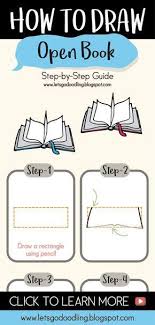 You can learn by watching the video. How To Draw An Open Book Simple