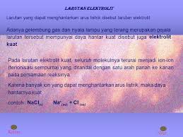 Larutan Elektrolit Dan Non Elektrolit Ppt Download