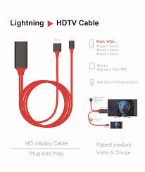 Lightning Hdmi Cable 2m 8 Pin Lighting To Hdmi Hdtv Av Cable For Iphone 7 7 Plus 6 6s 5s For Ipad Support Iso 10 3 Lighting To Hdmi Light Forlighting Hdmi Aliexpress