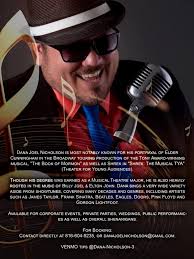 Starting Wednesday May 28th Dana Joel Nicholson will be back every  Wednesday this summer from 6-9! Don't miss out