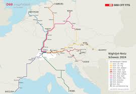 Overdrukken van historische zwitserse kaarten. Sbb En Obb Lanceren Plannen Voor Nachttrein Amsterdam Zurich Vanaf 2021 Spoorpro Nl