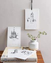 Darling Lemon 2020 Landmarks Calendar Home Decor Wall Decor Photo Styling Product Photography Photo Styling Product Calendar Home Photography Products