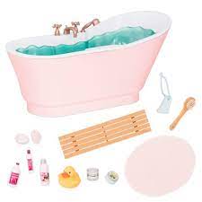 Baby alive bath time with all about baby bathtub play set and toy review, by toysreviewtoys in collaboration with disneycartoys. Our Generation Bath Bubbles Bathtub Accessory Set For 18 Dolls Target