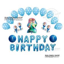 Desain ulang tahun anak tema spiderman. Balon Foil Set Happy Birthday Balon Foil Paket Ulang Tahun Frozen Terbaru Juli 2021 Harga Murah Kualitas Terjamin Blibli