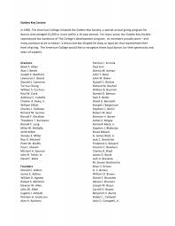 Golden Key Society Members