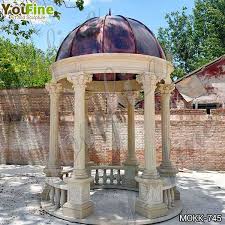 Don't forget to add essential outdoor items like rugs, beach towels and baskets to your patio, deck or poolside space. Outdoor Beige Marble Wedding Gazebo Decorations For Sale Mokk 745 You Fine Sculpture