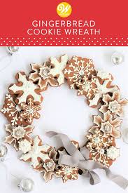 Snowflake Cookie Wreath Recipe Christmas Cookies Packaging Wreath Cookies Gingerbread Cookies Decorated