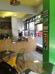 Rubik s cube seat storage table this would be so cool for my sons room coffee painted tables. Rubik Coffee And Crepes Zografou Restaurant Reviews Photos Phone Number Tripadvisor