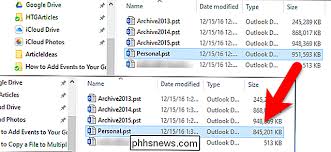 Comment faire donc pour réduire la taille d'un fichier excel? Comment Reduire La Taille De Votre Fichier De Donnees Outlook Phhsnews Com