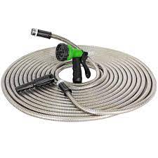 Maybe you would like to learn more about one of these? Titan Steel 0 75 In Fitting Diameter X 100 Ft Heavy Duty Stainless Steel Garden Hose Ghmss100ft The Home Depot