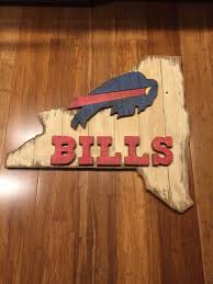 Buffalo Bills Sign Made From Reclaimed Wood Pallets Buffalo Bills Gifts Buffalo Bills Football Buffalo Bills Baby