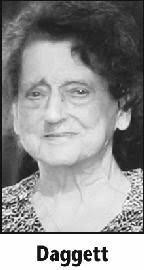 MARY DAGGETT Obituary (2014)