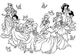 Toutes les princesses disney - Toutes les princesses disney. Galerie :  Retour En Enfance. Just C… | Coloriage princesse, Coloriage princesse disney,  Image coloriage