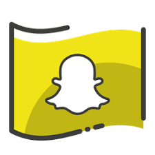 Snapchat Logo Icon - Download in Colored Outline Style
