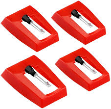 More images for how to replace needle on record player » Amazon Com Record Player Needle 4 Pack Universal Turntable Stylus Replacement Needles Phonograph Needles For Crosley Ion Jensen Victrola Sylvania Lp Vinyl Record Player Wockoder Musical Instruments