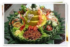 Nasi Tumpeng Bundatwinskitchen Seni Makanan Dekorasi Makanan Catering Menu