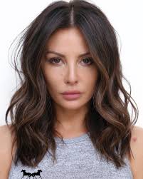 This article will give you an extended list of hairstyles for medium length hairs with highlights. 30 Medium Length Dark Brown Haircuts