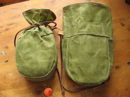 Bushcraft Waxed Canvas Coffee X2f Tinder Pouch By Woodlandswanderer Waxed Canvas Bushcraft Olive Green