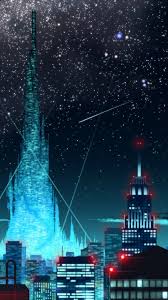 ❤ get the best cool anime background on wallpaperset. Anime City Wallpaper Phone 1080x1920 Wallpaper Teahub Io