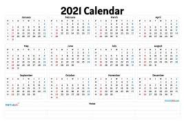 19 templates to download and print. Free Cute Printable Calendar 2021 Calendar With Week Numbers 12 Month Calendar Printable Yearly Calendar Template
