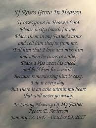father sympathy gifts memorial poem
