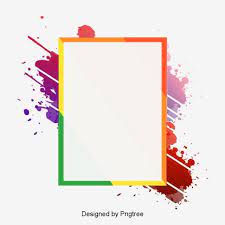 Stylish And Simple Border Design Png And Psd Colorful Borders Design Free Graphic Design Page Borders Design