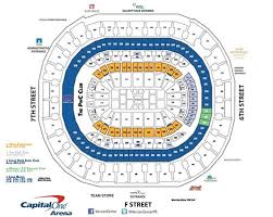 52 genuine washington capitals arena map