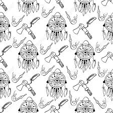 Native american tomahawk clipart free download! Native American Nahtlose Muster Mit Traumfanger Federn Und Tomahawk Farbige Hand Gezeichnet Doodle Vektor Hintergrund Fur Die Textil Tapeten Lizenzfrei Nutzbare Vektorgrafiken Clip Arts Illustrationen Image 43919260