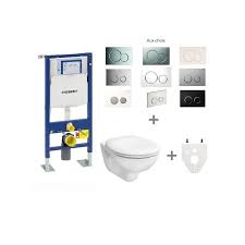 Le wc suspendu, avec réservoir encastré dans un mur ou muret, est la solution moderne pour un espace plus design et facile à entretenir. Salle De Bain Wc Wc Et Accessoire Wc Wc Suspendu Geberit