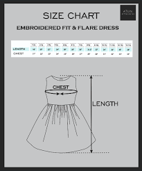 Fit Flare Dress Size Chart Jpg A T U N