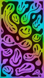 Melted Smile Edgy Wallpaper Cute Patterns Wallpaper Art Collage Wall