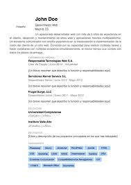 Ver curriculums en word o curriculums en photoshop listos para editar con tus datos. Plantillas De Curriculum Gratuitas Descargar Plantillas De Cv Curriculum En Pdf