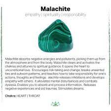 Malachite can be used at the third eye or sixth chakra for visualization, and at your solar plexus to release deep emotions. Malachite A Stone Of Transformation Crystals Healing Properties Gemstone Meanings Crystal Healing Stones