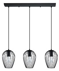 Suspension Newtown 3l Noir Applique Murale Led Luminaire Ikea Suspension Luminaire Cuisine
