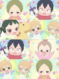 pin by ameerah natasya on anime アニメ anime baby gakuen babysitters babysitter