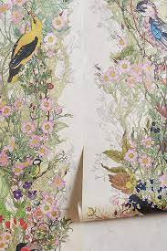 Bird Sanctuary Wallpaper Bird Wallpaper Bedroom Bird Wallpaper Timorous Beasties Wallpaper