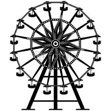 Ferris Wheel Wall Decal Wheel Tattoo Carnival Art Ferris Wheel