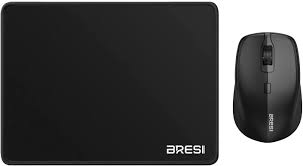 Buy Wireless Mouse for Laptop BreSii Bluetooth Mouse and Mouse Pad, Silent  Mouse 2.4G/BT Ergonomic Ambidextrous Curve Design Adjustable DPI & USB Nano  Receiver for PC Notebook Desktop Computer Mac-Black Online in