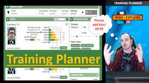 Training Planner Hattrick Youtube
