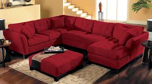 Affordable Red Sectional Living Rooms Sofa Sets Fabric Microfiber And More Variety With Images Red Sectional Living Room Living Room Sectional Rooms To Go Furniture