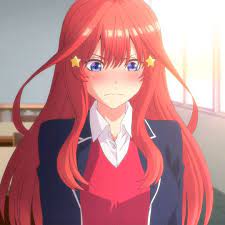 Nakano Itsuki Anim Anime Kawaii Anime Roman Gadis Animasi