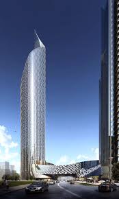 Nanjing Set To Get 485m Tall Aedas Design Futuristic Architecture City Architecture Future Buildings