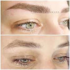 cok acik renk kaslariniz varsa ve seyrekse iste bu renk ve mikropigmentasyon kil teknigi tam size gore kas makyaj renkler