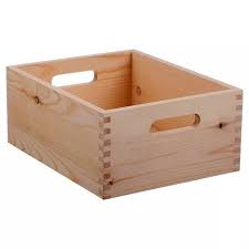Unfinished Wood Crate Small Natural Hand Made Modern Unfinished Wood Crates Wood Crates Crates