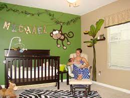Michael S Jungle Baby Room Project Nursery Baby Boy Room Nursery Baby Boy Rooms Jungle Baby Room